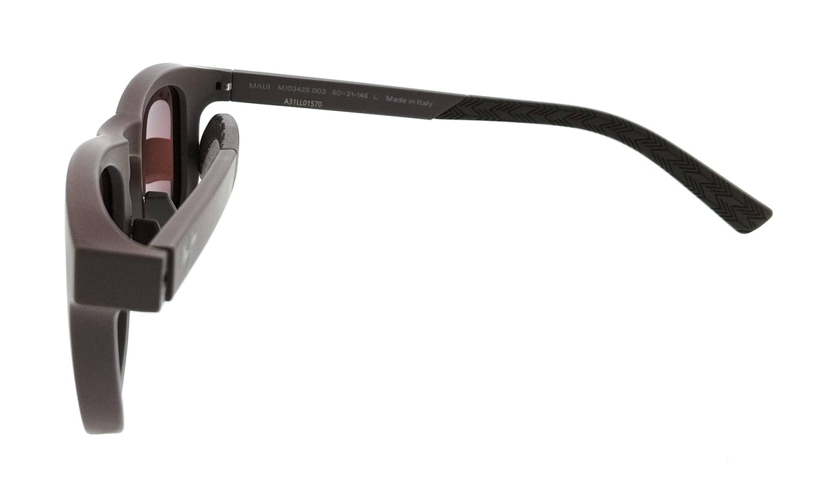Maui Jim MJ0342S-003 Aliali Brown Square Mens Sunglasses