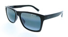 Maui Jim MJ0345S-001 Kowelo Black Rectangular Mens Sunglasses
