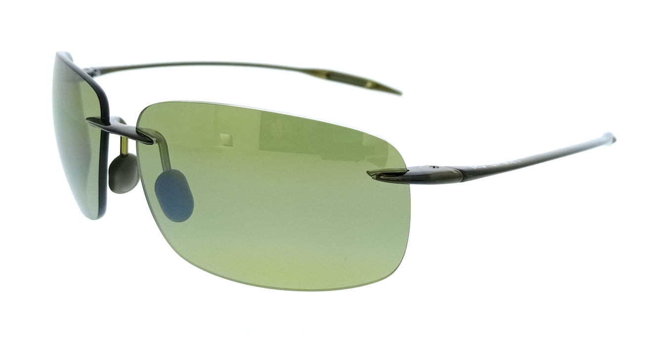 Maui Jim MJ0422S-038 Breakwall Gray Rectangular Mens Sunglasses