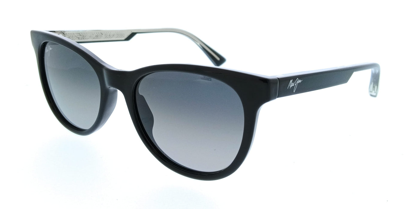 Maui Jim MJ0588S-001 Lonomea Black Round Womens Sunglasses