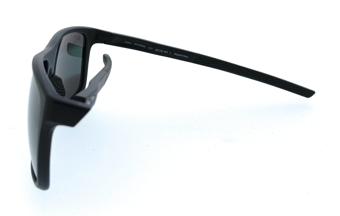 Maui Jim MJ0598S-001 Lehopulu Black Rectangular Mens Sunglasses