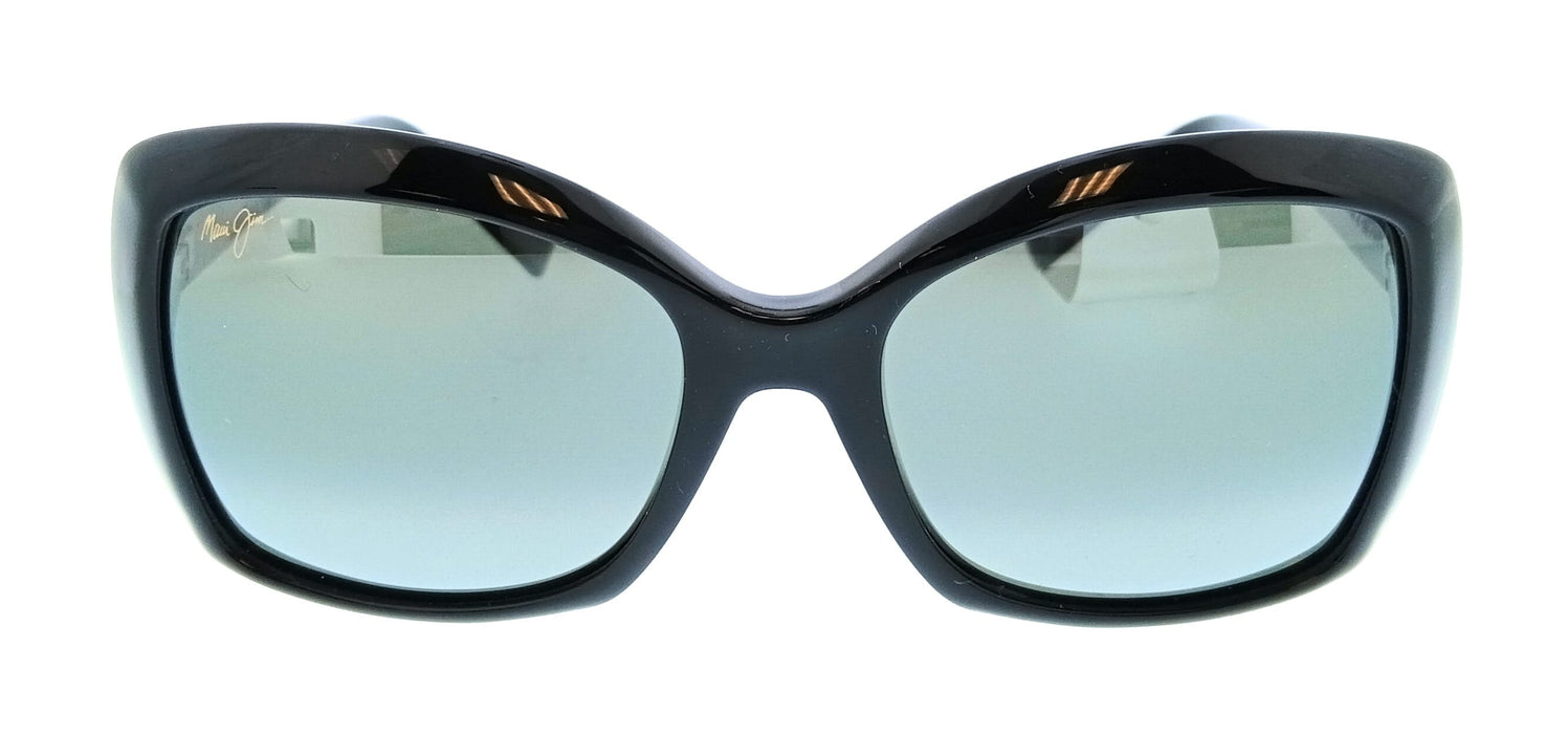 Maui Jim MJ0735S-009 Orchid Black Oversized Womens Sunglasses