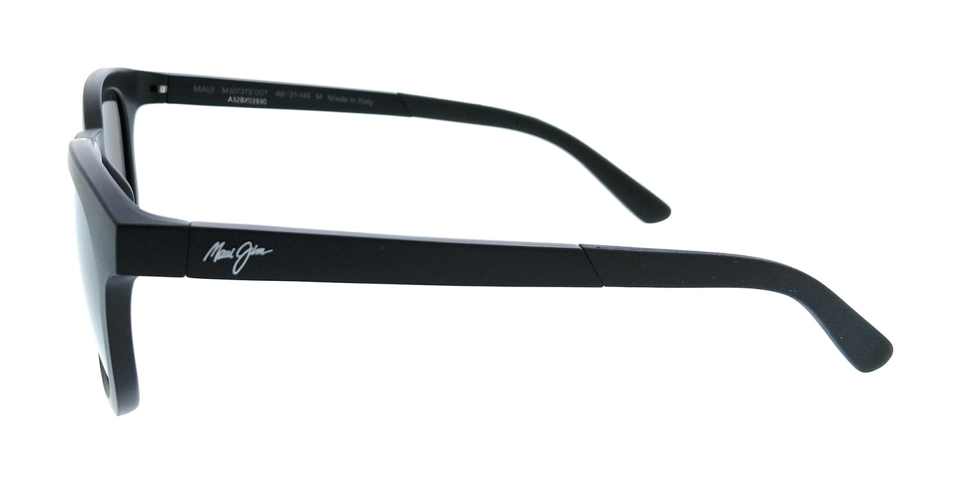 Maui Jim MJ0737S-007 Koko Head Black Round Mens Sunglasses
