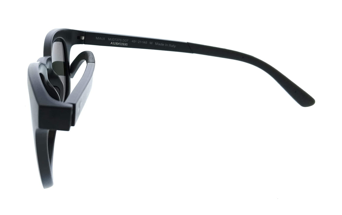 Maui Jim MJ0737S-007 Koko Head Black Round Mens Sunglasses