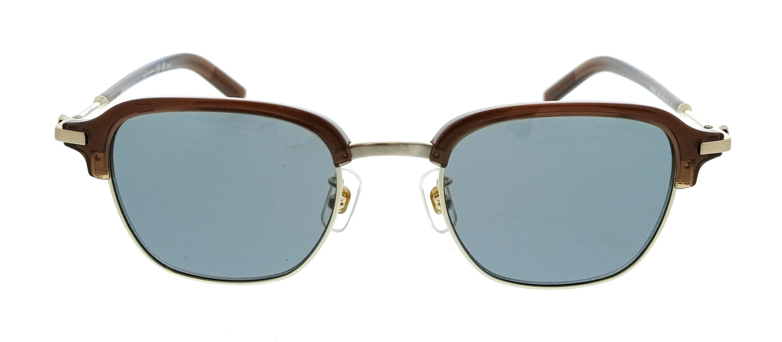Montblanc MB0390S-005 Brown Square Mens Sunglasses