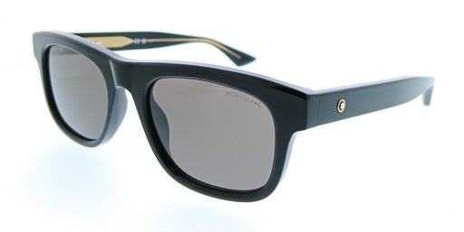 Montblanc MB0421S-001 Black Square Mens Sunglasses