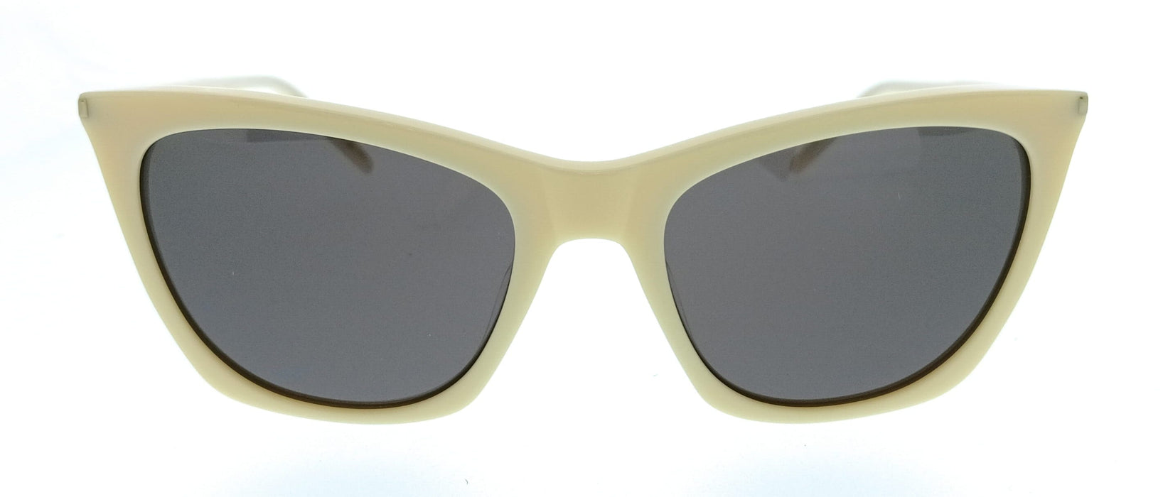 Saint Laurent SL 214 KATE THIN-005 Ivory Cat Eye Womens Sunglasses