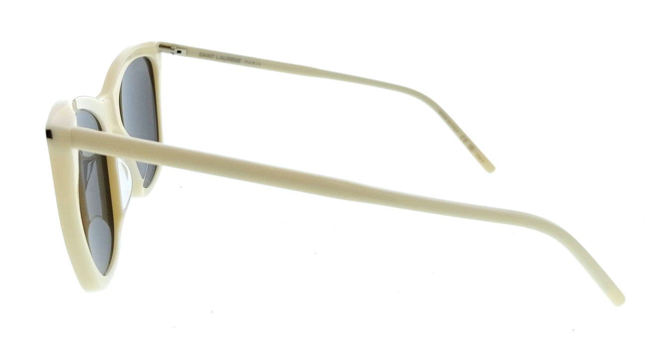 Saint Laurent SL 214 KATE THIN-005 Ivory Cat Eye Womens Sunglasses