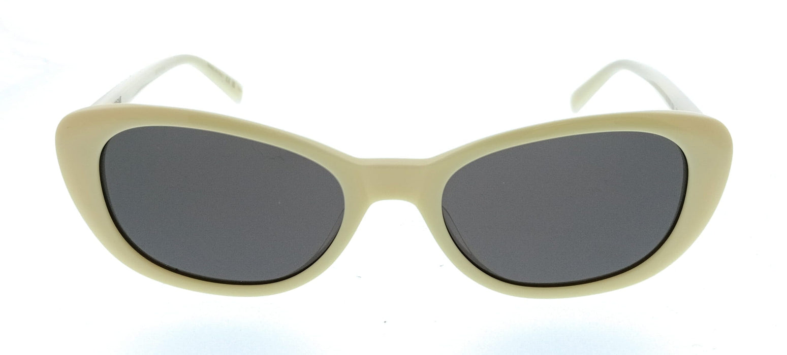 Saint Laurent SL 822-004 Ivory Oval Womens Sunglasses