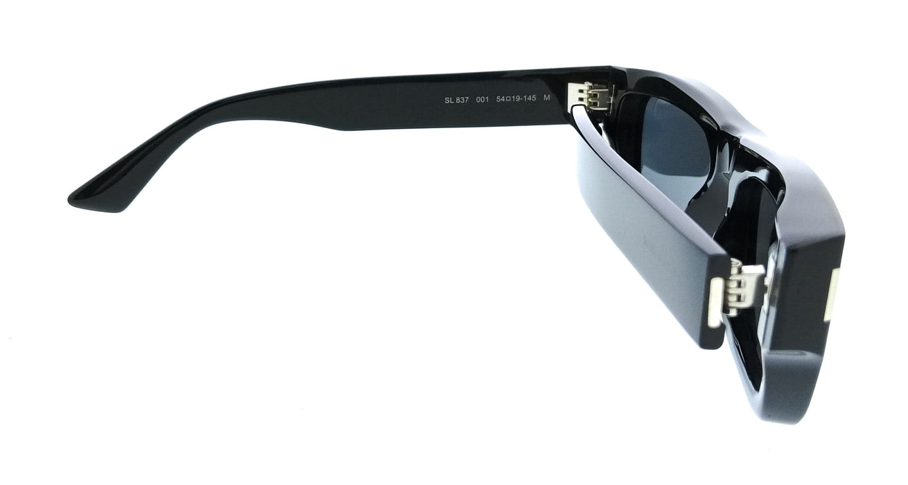 Saint Laurent SL 837-001 Black Rectangle Mens Sunglasses