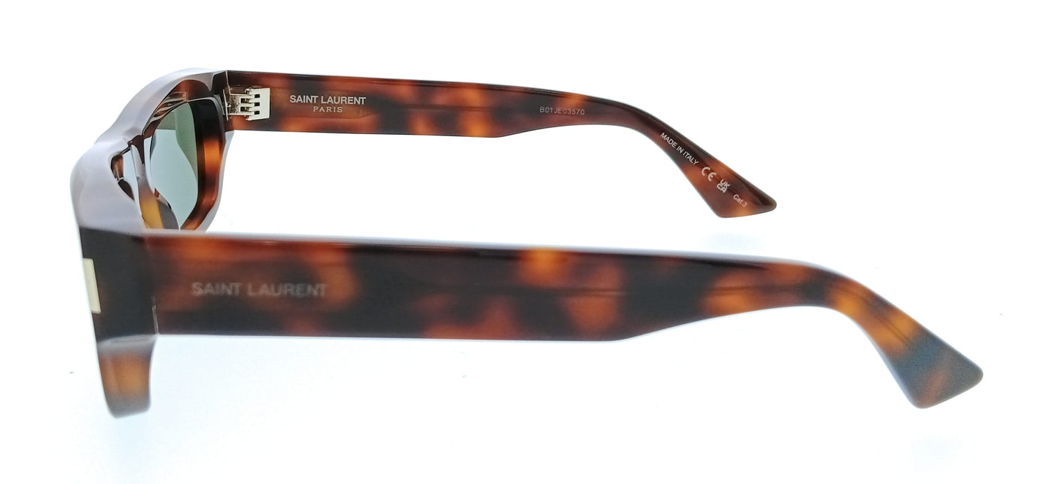 Saint Laurent SL 837-002 Havana Rectangle Mens Sunglasses