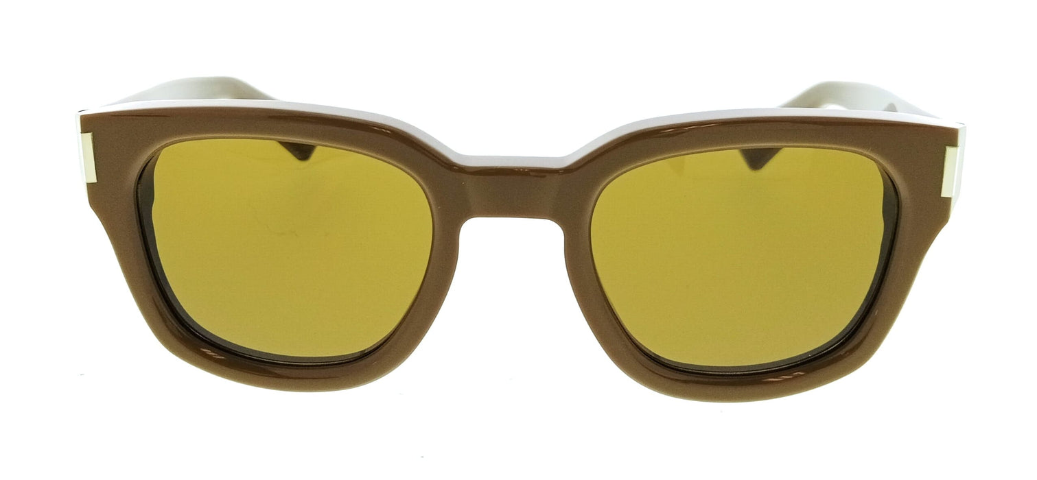 Saint Laurent SL 838-007 Brown Square Mens Sunglasses