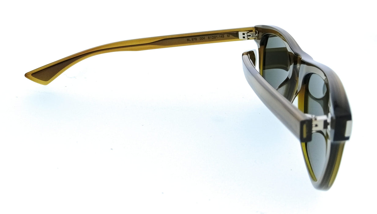 Saint Laurent SL 879-004 Brown Square Womens Sunglasses