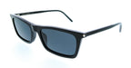 Saint Laurent SL 890 BETTY THIN-001 Black Rectangle Womens Sunglasses
