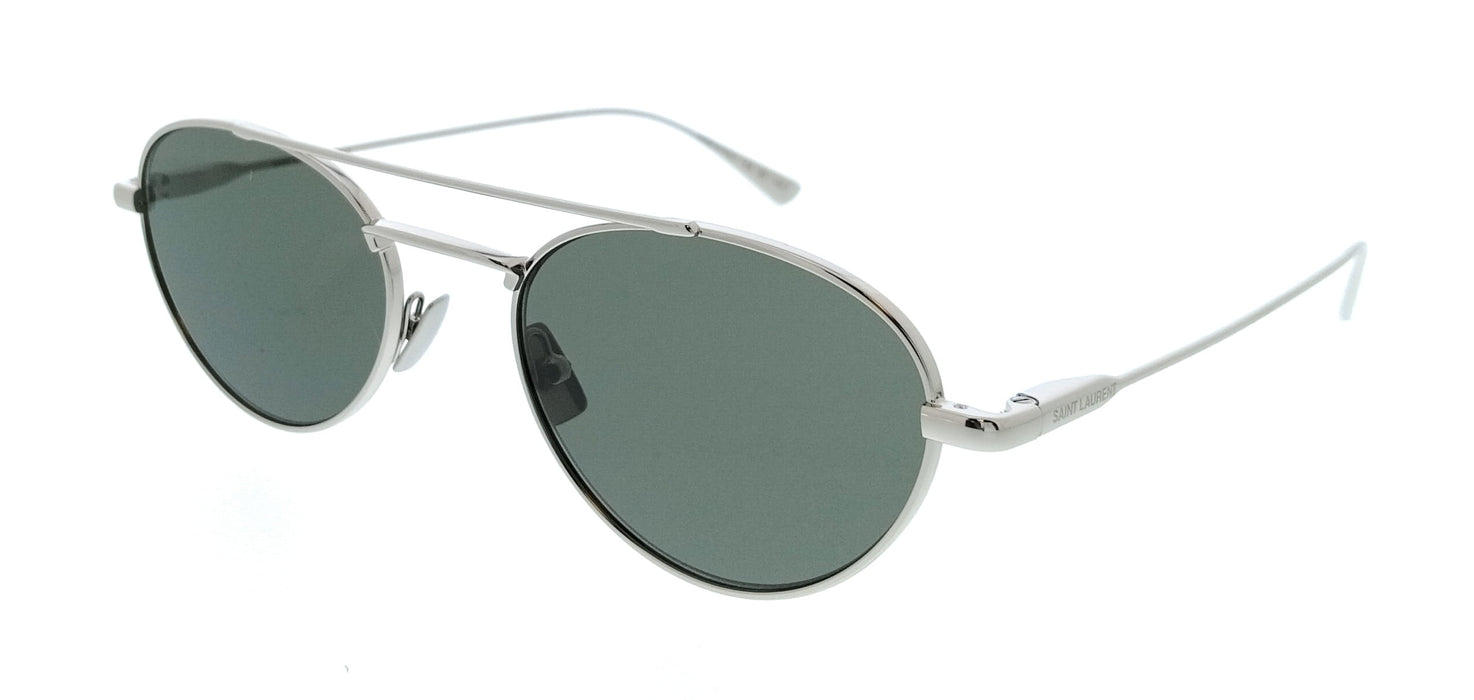 Saint Laurent SL 97-002 Silver Aviator Womens Sunglasses