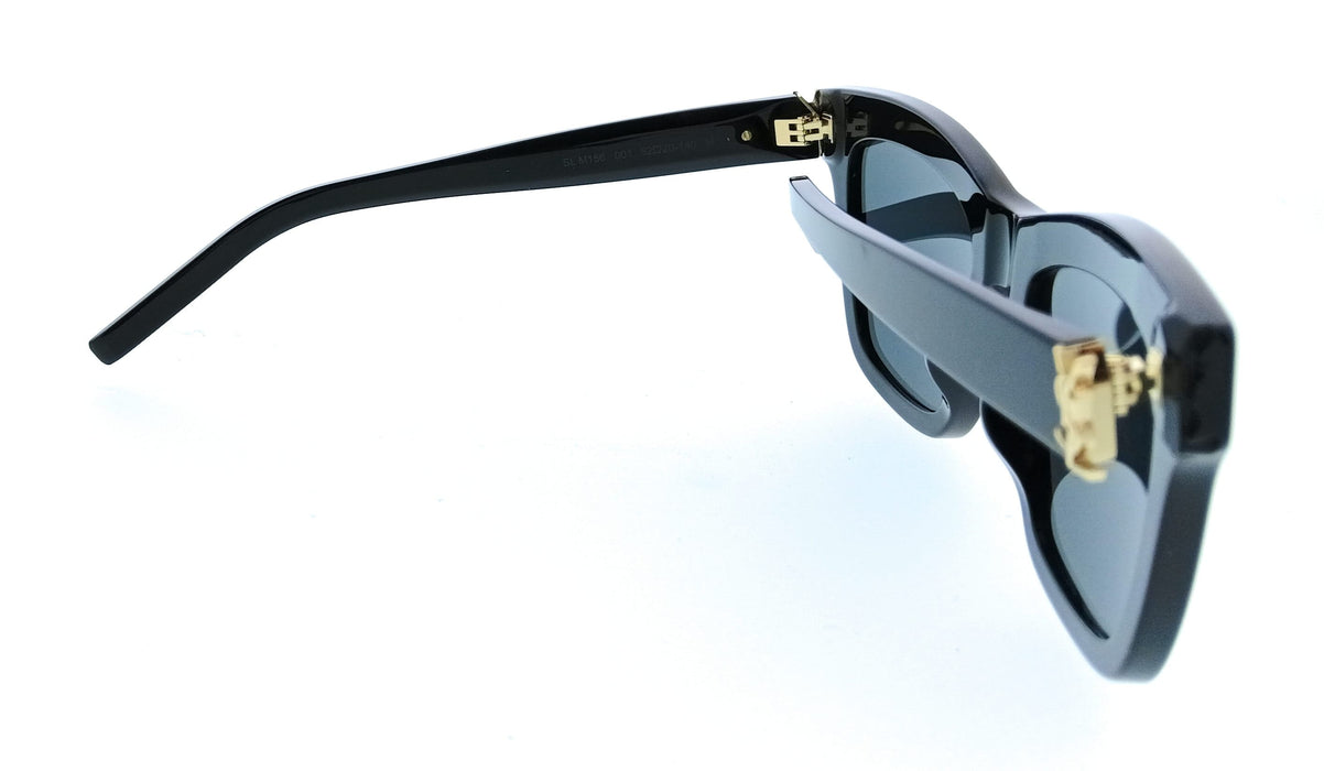 Saint Laurent SL M156-001 Black Square Womens Sunglasses