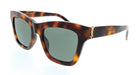 Saint Laurent SL M156-001 Havana Square Womens Sunglasses