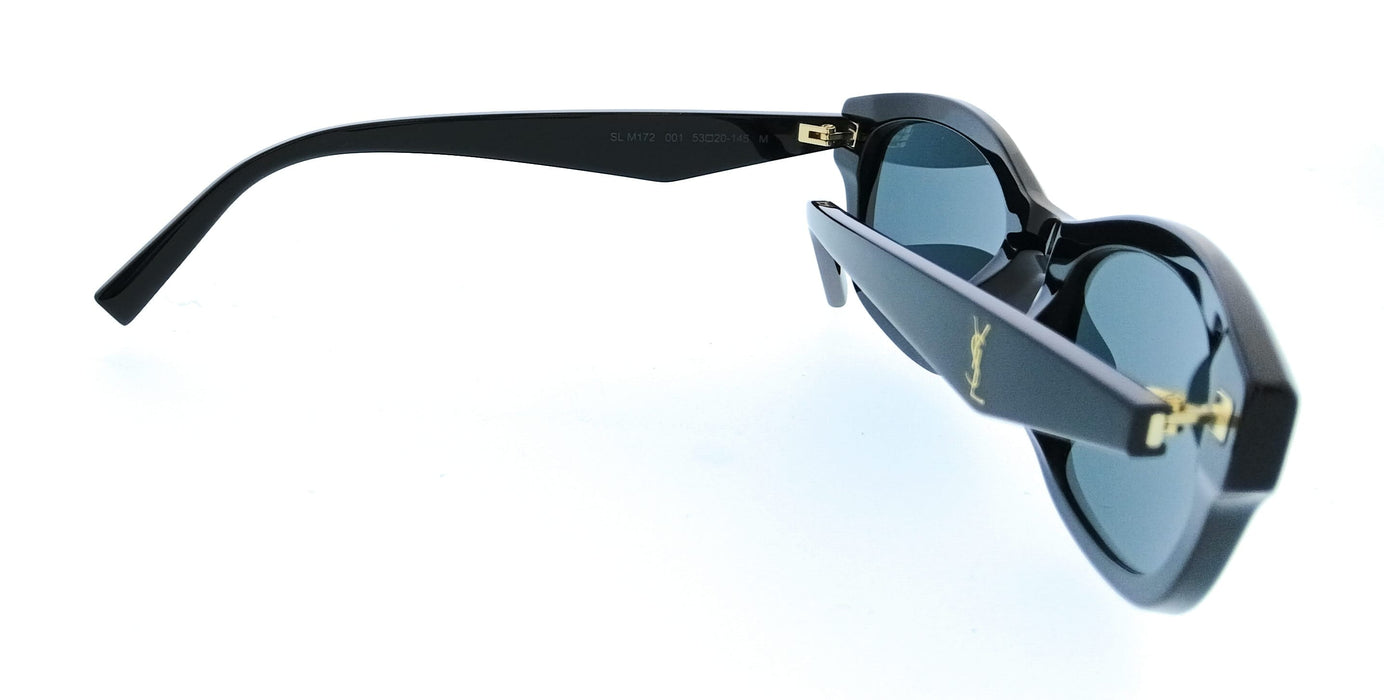 Saint Laurent SL M172-001 Black Rectangle Womens Sunglasses