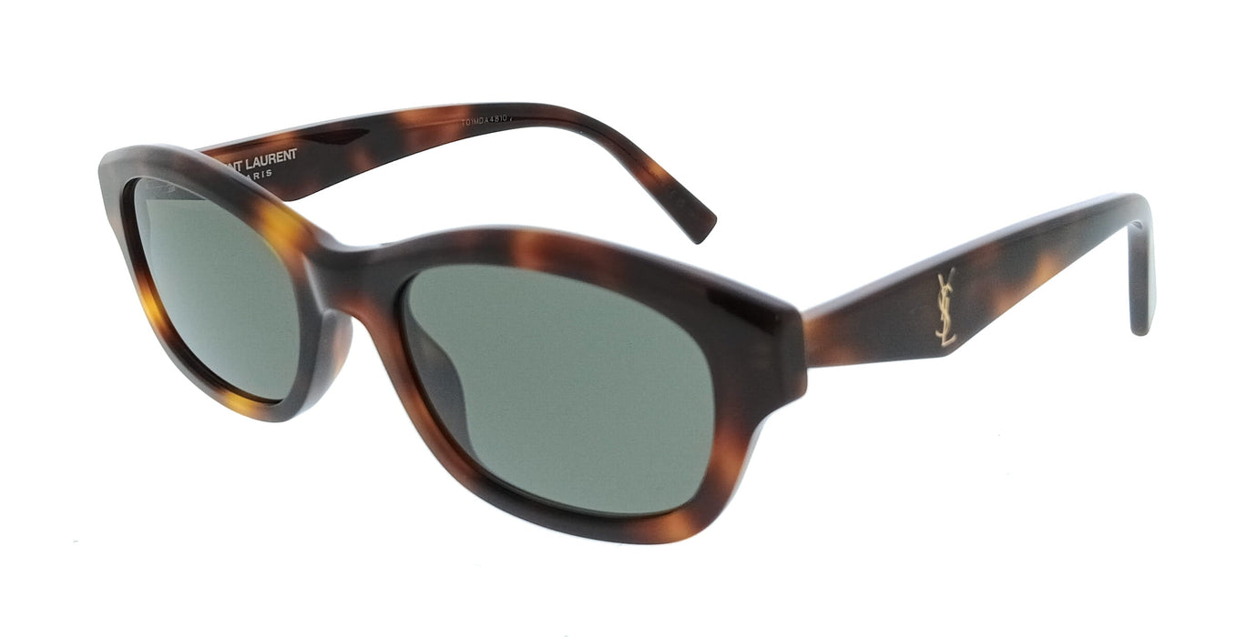 Saint Laurent SL M172-003 Havana Rectangle Womens Sunglasses