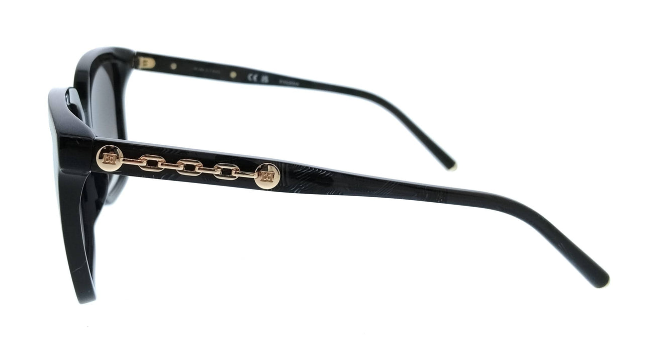 ESCADA ESE61 981 Ladies Black Square Chain Link Sunglasses
