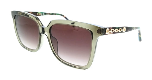 ESCADA ESE61 981 Ladies Crystal Olive Square Chain Link Sunglasses