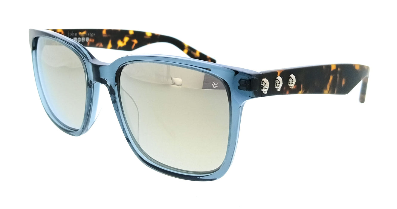 John Varvatos JV554 0BLE Mens Blue Square Sunglasses