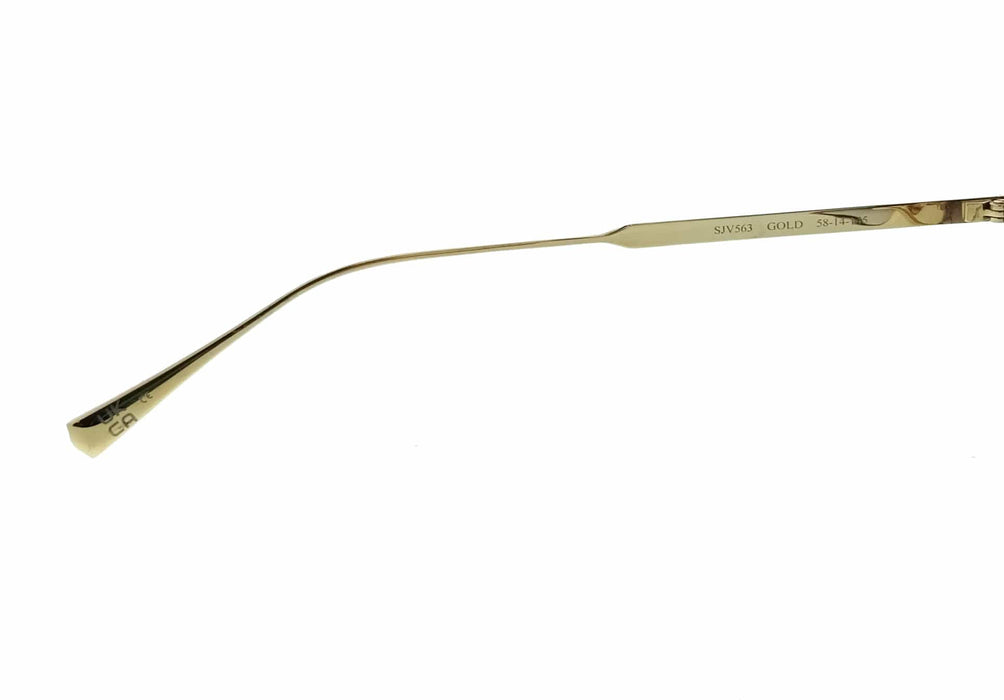 John Varvatos JV563 0GOL Mens Gold Navigator Sunglasses