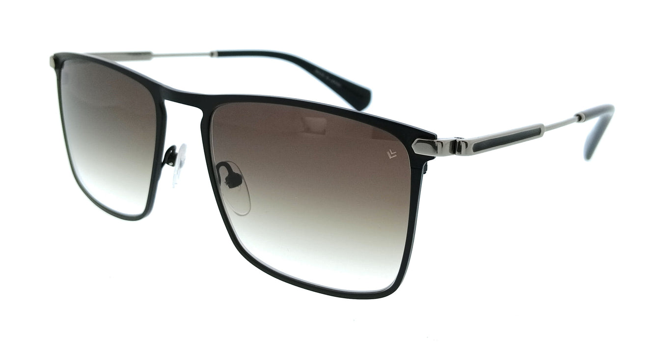 John Varvatos JV567 0BLA Mens Black Square Sunglasses