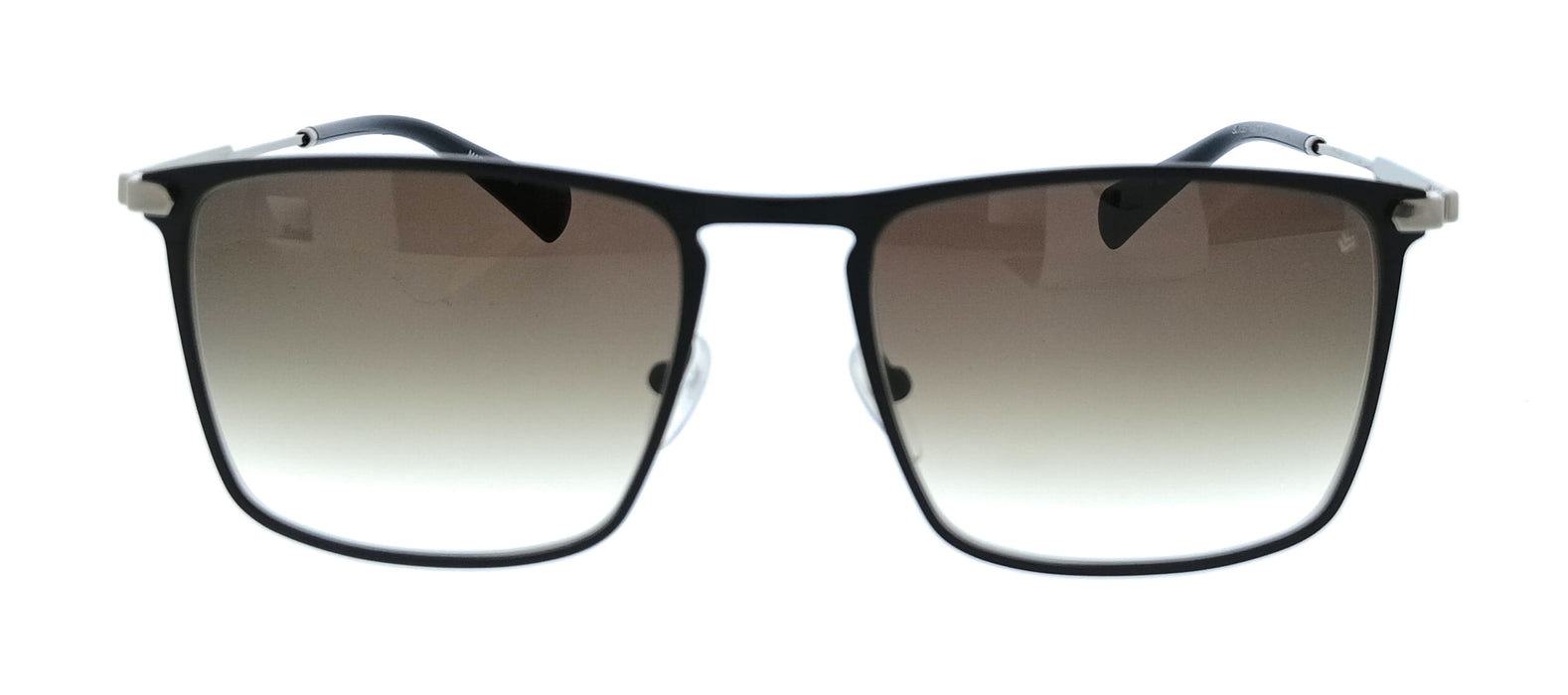 John Varvatos JV567 0BLA Mens Black Square Sunglasses