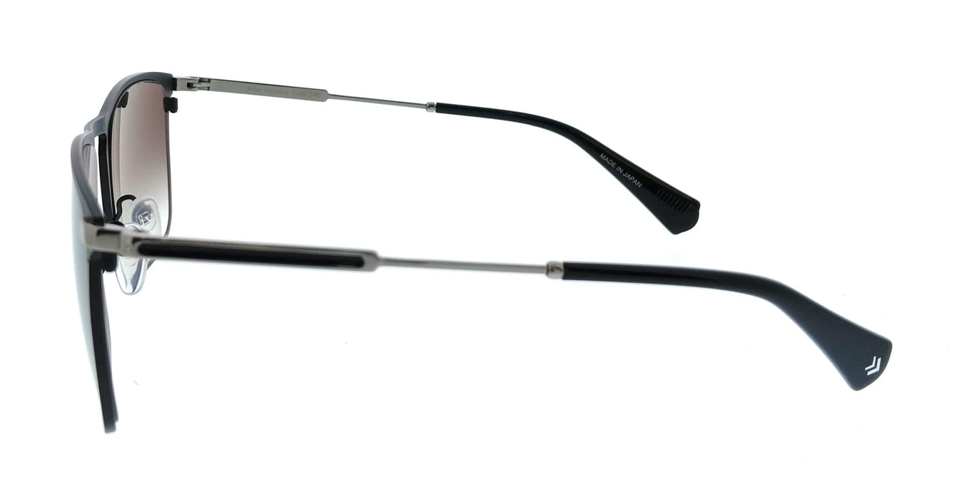 John Varvatos JV567 0BLA Mens Black Square Sunglasses