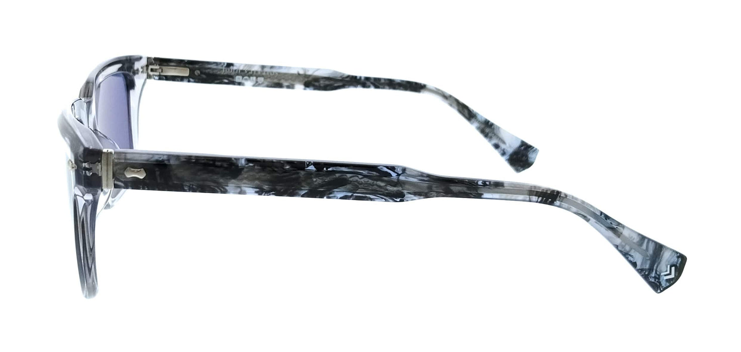 John Varvatos JV574 0CRY Mens Crystal Square Sunglasses