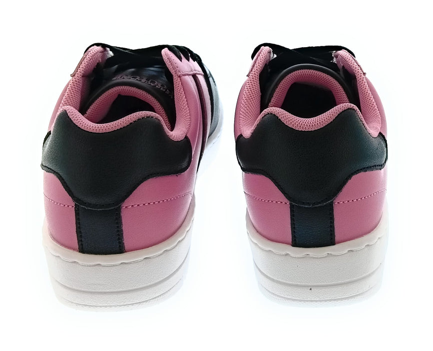 Versace Jeans Couture Women's Pink and Black Low-Top Lace-Up Sneakers-