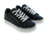 Versace Jeans Couture Women's Black Logo Platform Lace-Up Sneakers-EU36