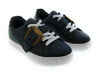 Versace Jeans Couture Women's Black Platform Sneakers with Gold Buckle-EU39