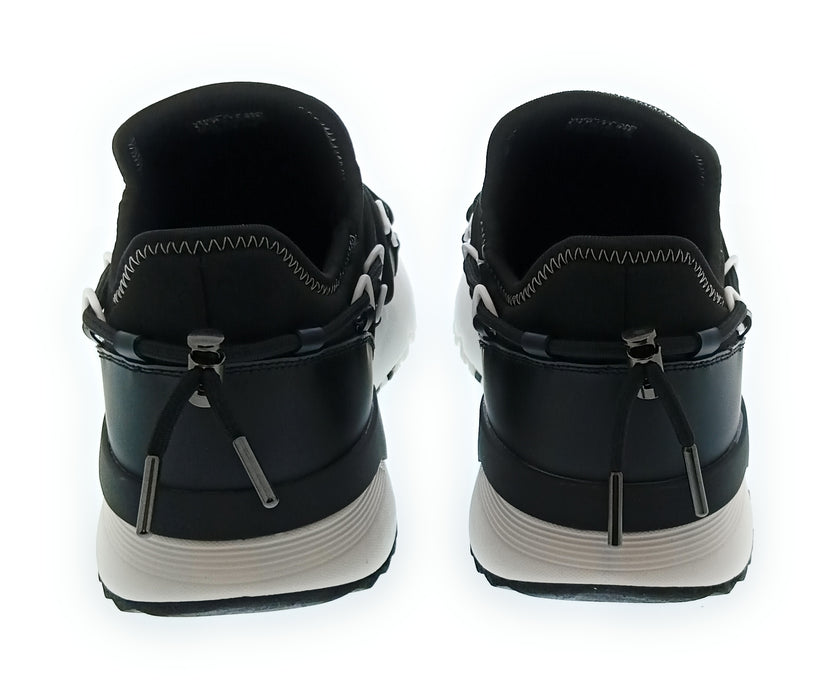 Versace Jeans Couture Black/White Mens Signature Neoprene Sneakers-