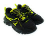 Versace Jeans Couture Black/Yellow Mens Fashion Athletic Sneakers-