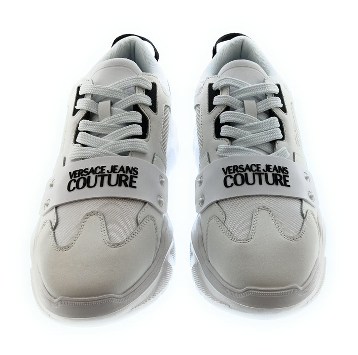 Versace Jeans Couture White Mens Chunky Signature Sneakers-