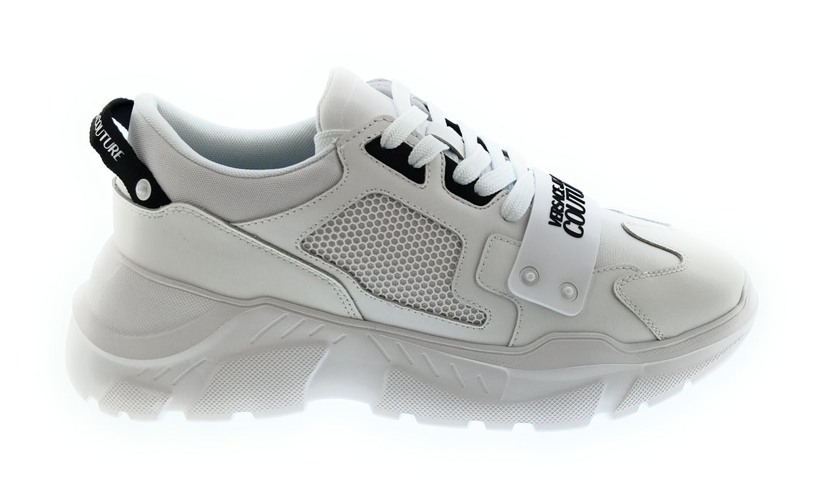 Versace Jeans Couture White Mens Chunky Signature Sneakers-
