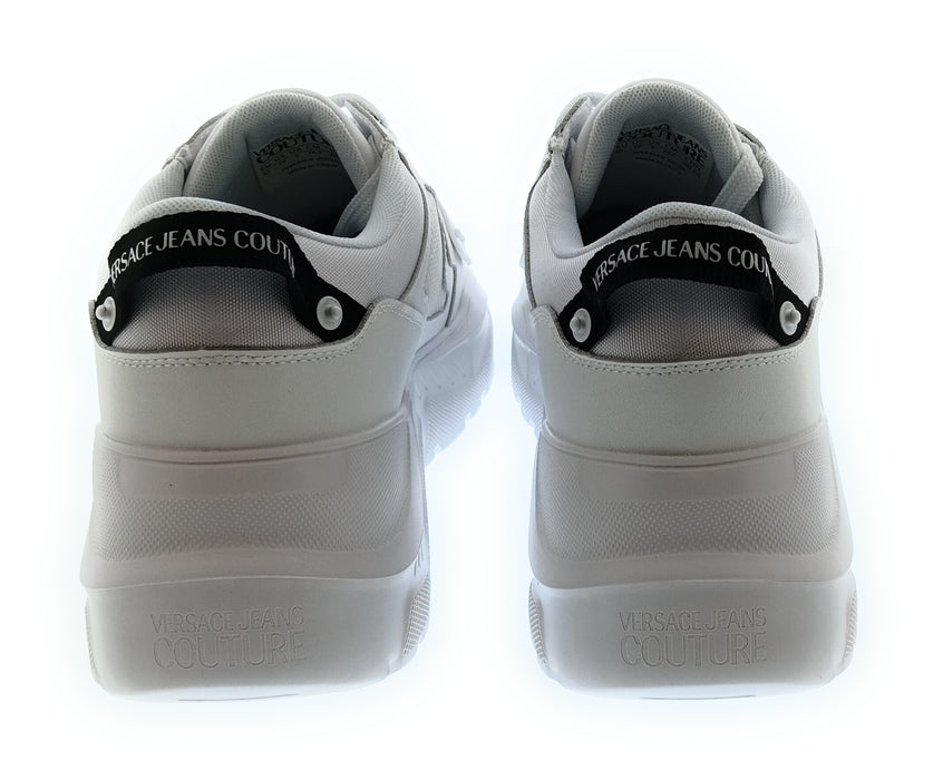 Versace Jeans Couture White Mens Chunky Signature Sneakers-