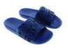 Versace Jeans Couture Blue Signature Script Pool Slide- 9