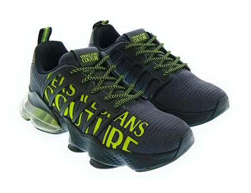 Versace Jeans Couture Graphite Mens Chunky Fashion Sneakers-