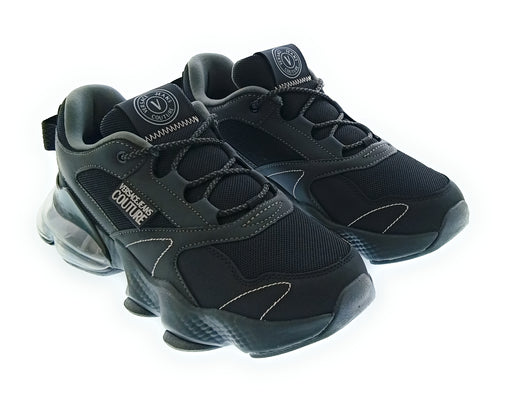Versace Jeans Couture Black Mens Chunky Fashion Sneakers-