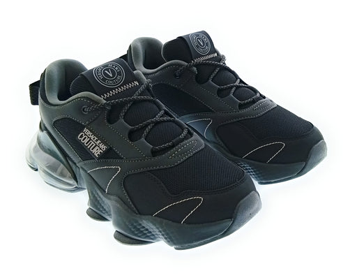 Versace Jeans Couture Black Mens Chunky Fashion Sneakers-