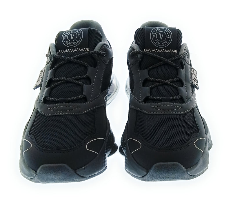 Versace Jeans Couture Black Mens Chunky Fashion Sneakers-