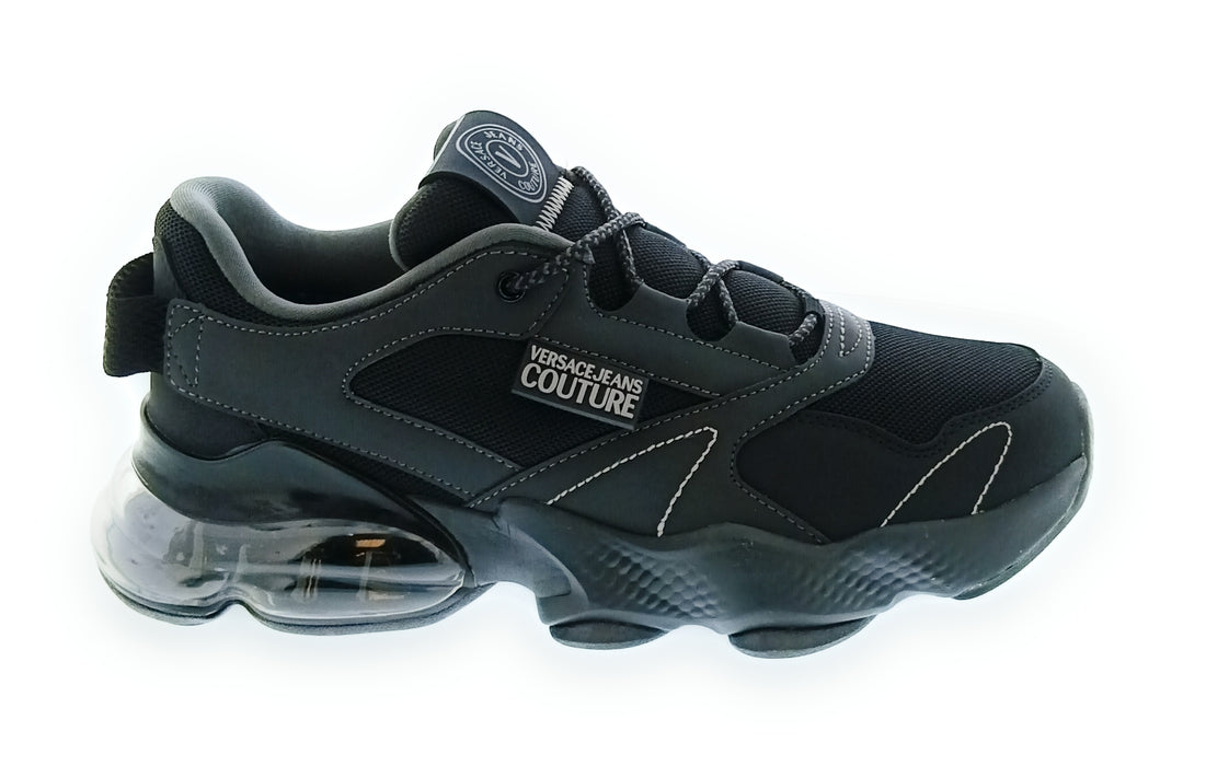 Versace Jeans Couture Black Mens Chunky Fashion Sneakers-