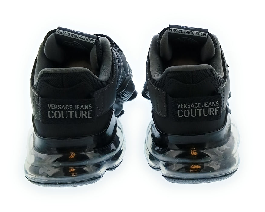 Versace Jeans Couture Black Mens Chunky Fashion Sneakers-