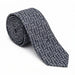 Emporio Armani Silk Black Grey Checkered 3in Tie – Made in Italy
