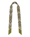 Missoni Shimmer Green Silk Chevron Ribbon Scarf