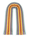 Missoni Metallic Blue Classic Zigzag Viscose Blend Scarf