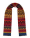 Missoni Navy Blue Red Classic Colorblock Wool Scarf
